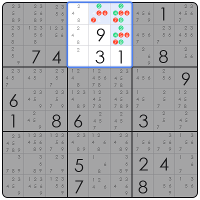 pointing pairs sudoku